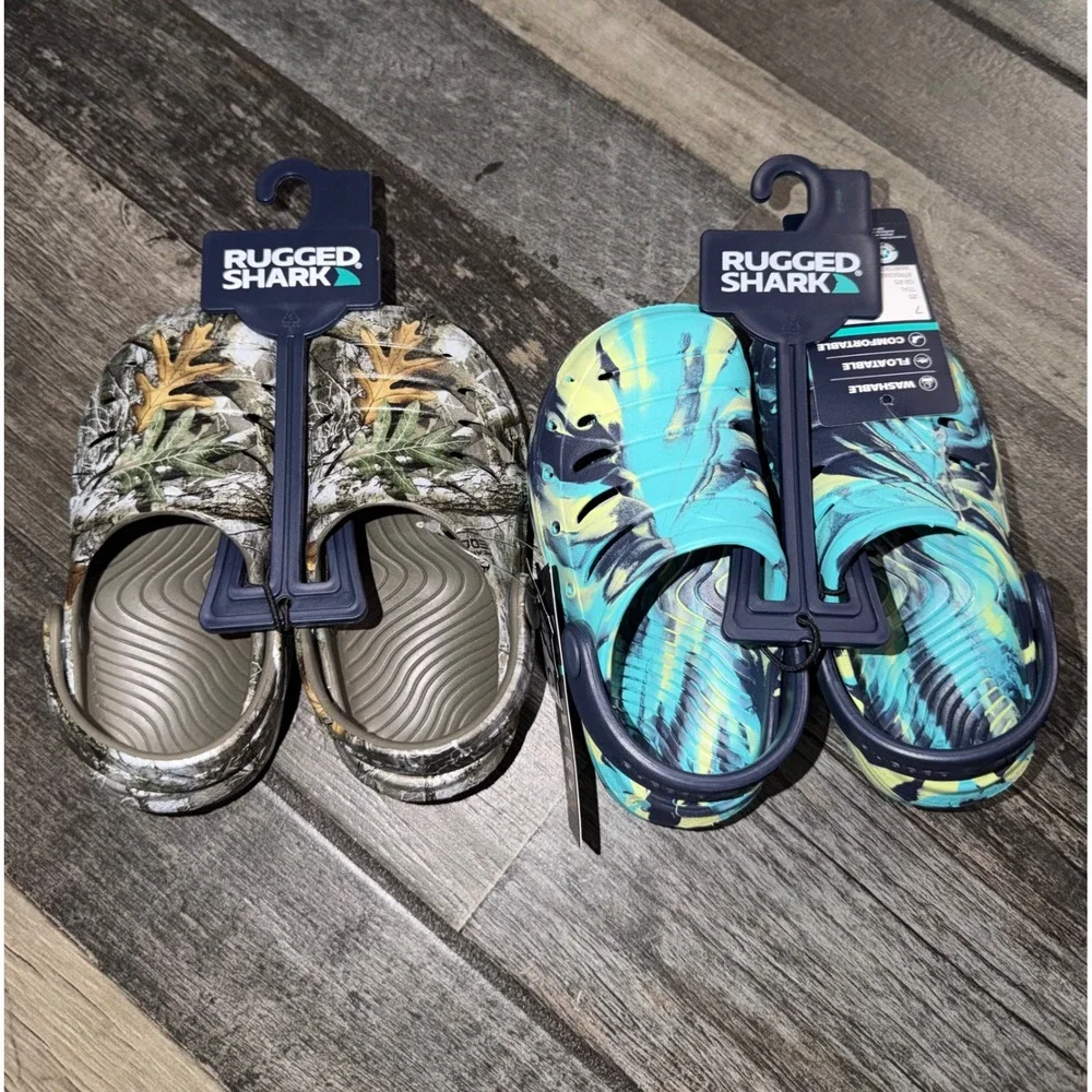 Boy clogs size 7 2 pack